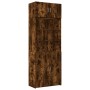 Armario de madera de ingeniería roble ahumado 80x42,5x225 cm by , Sideboards - Ref: Foro24-3281347, Price: 232,59 €, Discount: %