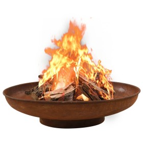 Brasero de acero 80 cm de vidaXL, Chimeneas - Ref: Foro24-313345, Precio: 154,02 €, Descuento: %