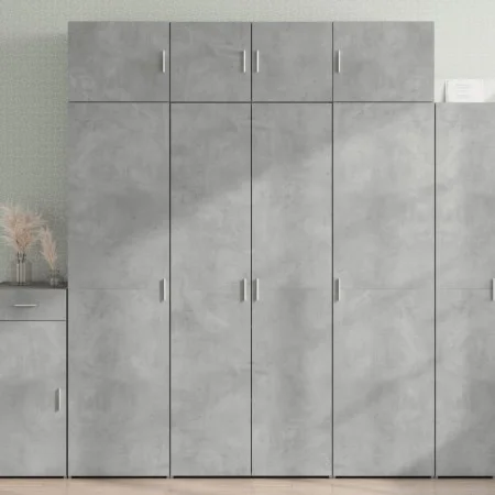 Ingenieurholzschrank in Betongrau 80x42,5x225 cm von , Sideboards - Ref: Foro24-3281353, Preis: 254,87 €, Rabatt: %