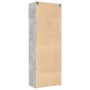 Armario de madera de ingeniería gris hormigón 80x42,5x225 cm by , Sideboards - Ref: Foro24-3281353, Price: 254,95 €, Discount: %