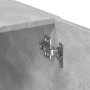 Armario de madera de ingeniería gris hormigón 80x42,5x225 cm by , Sideboards - Ref: Foro24-3281353, Price: 254,95 €, Discount: %