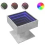 Mesa de centro y LED madera ingeniería gris hormigón 50x50x45cm by , Coffee table - Ref: Foro24-847528, Price: 90,69 €, Disco...