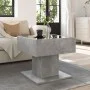 Mesa de centro y LED madera ingeniería gris hormigón 50x50x45cm by , Coffee table - Ref: Foro24-847528, Price: 90,69 €, Disco...
