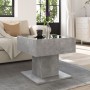 Mesa de centro y LED madera ingeniería gris hormigón 50x50x45cm by , Coffee table - Ref: Foro24-847528, Price: 92,11 €, Disco...