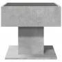 Mesa de centro y LED madera ingeniería gris hormigón 50x50x45cm by , Coffee table - Ref: Foro24-847528, Price: 90,69 €, Disco...