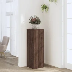 Plant stands made of brown oak engineered wood, 33x33x100 cm. by , Pot stands - Ref: Foro24-852957, Price: 67,29 €, Discount: %