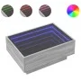Mesa de centro y LED madera ingeniería gris Sonoma 70x50x30 cm by , Coffee table - Ref: Foro24-847516, Price: 112,18 €, Disco...