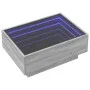Mesa de centro y LED madera ingeniería gris Sonoma 70x50x30 cm by , Coffee table - Ref: Foro24-847516, Price: 112,18 €, Disco...