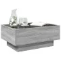 Mesa de centro y LED madera ingeniería gris Sonoma 70x50x30 cm by , Coffee table - Ref: Foro24-847516, Price: 112,18 €, Disco...