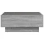 Mesa de centro y LED madera ingeniería gris Sonoma 70x50x30 cm by , Coffee table - Ref: Foro24-847516, Price: 112,18 €, Disco...