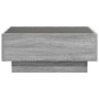 Mesa de centro y LED madera ingeniería gris Sonoma 70x50x30 cm by , Coffee table - Ref: Foro24-847516, Price: 113,84 €, Disco...