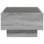 Mesa de centro y LED madera ingeniería gris Sonoma 70x50x30 cm by , Coffee table - Ref: Foro24-847516, Price: 112,18 €, Disco...