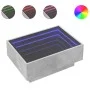 Mittel- und LED-Tisch aus grauem Beton-Ingenieurholz, 70x50x30 cm. von , Couchtisch - Ref: Foro24-847514, Preis: 118,07 €, Ra...
