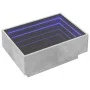 Mittel- und LED-Tisch aus grauem Beton-Ingenieurholz, 70x50x30 cm. von , Couchtisch - Ref: Foro24-847514, Preis: 118,07 €, Ra...