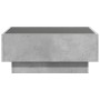 Mesa de centro y LED madera ingeniería gris hormigón 70x50x30cm by , Coffee table - Ref: Foro24-847514, Price: 119,97 €, Disc...