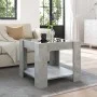 Mesa de centro y LED madera ingeniería gris hormigón 53x53x45cm de , Mesas de centro - Ref: Foro24-847542, Precio: 87,34 €, D...