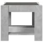 Mesa de centro y LED madera ingeniería gris hormigón 53x53x45cm de , Mesas de centro - Ref: Foro24-847542, Precio: 87,34 €, D...