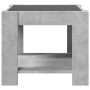 Mesa de centro y LED madera ingeniería gris hormigón 53x53x45cm by , Coffee table - Ref: Foro24-847542, Price: 88,64 €, Disco...