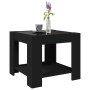 Mittelkonsole mit LED-Beleuchtung, schwarzes Ingenieurholz, 53x53x45 cm. von , Couchtisch - Ref: Foro24-847540, Preis: 97,78 ...