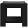 Mesa de centro con LED madera de ingeniería negro 53x53x45 cm by , Coffee table - Ref: Foro24-847540, Price: 96,22 €, Discoun...