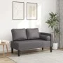 Sofá diván con cojines cuero sintético gris by , Daybeds - Ref: Foro24-4007567, Price: 153,86 €, Discount: %