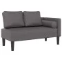 Sofá diván con cojines cuero sintético gris by , Daybeds - Ref: Foro24-4007567, Price: 153,86 €, Discount: %