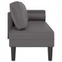 Sofá diván con cojines cuero sintético gris by , Daybeds - Ref: Foro24-4007567, Price: 153,86 €, Discount: %