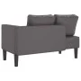 Sofá diván con cojines cuero sintético gris by , Daybeds - Ref: Foro24-4007567, Price: 153,86 €, Discount: %