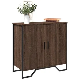Aparador madera de ingeniería roble marrón 78x35,5x74,5 cm by , Sideboards - Ref: Foro24-848543, Price: 69,96 €, Discount: %