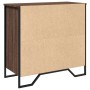 Aparador madera de ingeniería roble marrón 78x35,5x74,5 cm by , Sideboards - Ref: Foro24-848543, Price: 70,60 €, Discount: %