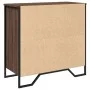 Ingenieurholz-Sideboard in brauner Eiche 78x35,5x74,5 cm von , Sideboards - Ref: Foro24-848543, Preis: 69,96 €, Rabatt: %
