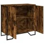 Aparador madera de ingeniería roble ahumado 78x35,5x74,5 cm de , Aparadores - Ref: Foro24-848541, Precio: 63,98 €, Descuento: %