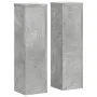 Soportes de plantas 2 uds madera gris hormigón 17x17x60 cm de , Soportes para macetas - Ref: Foro24-852936, Precio: 41,14 €, ...