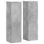 Soportes de plantas 2 uds madera gris hormigón 17x17x60 cm by , Pot stands - Ref: Foro24-852936, Price: 37,74 €, Discount: %