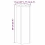 Soportes de plantas 2 uds madera roble artisian 17x17x60 cm de , Soportes para macetas - Ref: Foro24-852941, Precio: 44,42 €,...