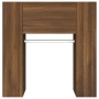 Mueble de recbidor 2 uds madera contrachapada marrón roble de vidaXL, Taquillas y armarios de almacenamiento - Ref: Foro24-31...