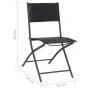 Folding garden chairs 2 units steel and textilene by vidaXL, Garden chairs - Ref: Foro24-313082, Price: 75,26 €, Discount: %