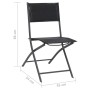 Klappbare Gartenstühle 2 Einheiten aus Stahl und Textilene von vidaXL, Gartenstühle - Ref: Foro24-313082, Preis: 76,18 €, Rab...