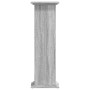 Soportes de plantas madera ingeniería gris Sonoma 33x33x100cm by , Pot stands - Ref: Foro24-852983, Price: 53,22 €, Discount: %