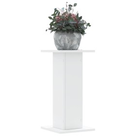 Soportes de plantas 2 uds madera ingeniería blanco 30x30x60 cm by , Pot stands - Ref: Foro24-3307855, Price: 61,41 €, Discoun...