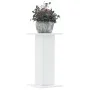 Soportes de plantas 2 uds madera ingeniería blanco 30x30x60 cm de , Soportes para macetas - Ref: Foro24-3307855, Precio: 61,2...