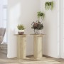Pflanzenständer 2 Stück Eichenholz Sonoma 30x30x60 cm von , Topfständer - Ref: Foro24-3307857, Preis: 51,40 €, Rabatt: %
