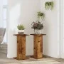 Pflanzenständer 2 Stück Eichenholz in gealterter Optik 30x30x60 cm von , Topfständer - Ref: Foro24-3307862, Preis: 63,53 €, R...