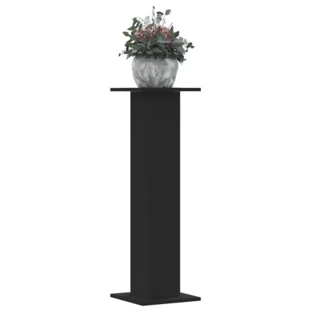 Pflanzenständer 2 Stück aus schwarzem Ingenieurholz 30x30x95 cm von , Topfständer - Ref: Foro24-3307874, Preis: 82,24 €, Raba...