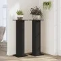 Pflanzenständer 2 Stück aus schwarzem Ingenieurholz 30x30x95 cm von , Topfständer - Ref: Foro24-3307874, Preis: 82,24 €, Raba...
