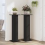 Pflanzenständer 2 Stück aus schwarzem Ingenieurholz 30x30x95 cm von , Topfständer - Ref: Foro24-3307874, Preis: 84,03 €, Raba...
