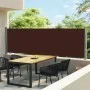Toldo lateral retráctil para patio marrón 140x600 cm by vidaXL, Umbrellas - Ref: Foro24-313374, Price: 87,20 €, Discount: %