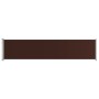 Toldo lateral retráctil para patio marrón 140x600 cm by vidaXL, Umbrellas - Ref: Foro24-313374, Price: 88,80 €, Discount: %
