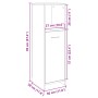 Armario de baño madera contrachapada color roble 30x30x95 cm by , Bathroom furniture - Ref: Foro24-849601, Price: 39,82 €, Di...