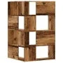 Estantería de esquina 4 niveles madera envejecida 85x85x140 cm by , Bookcases and shelves - Ref: Foro24-3307817, Price: 170,1...